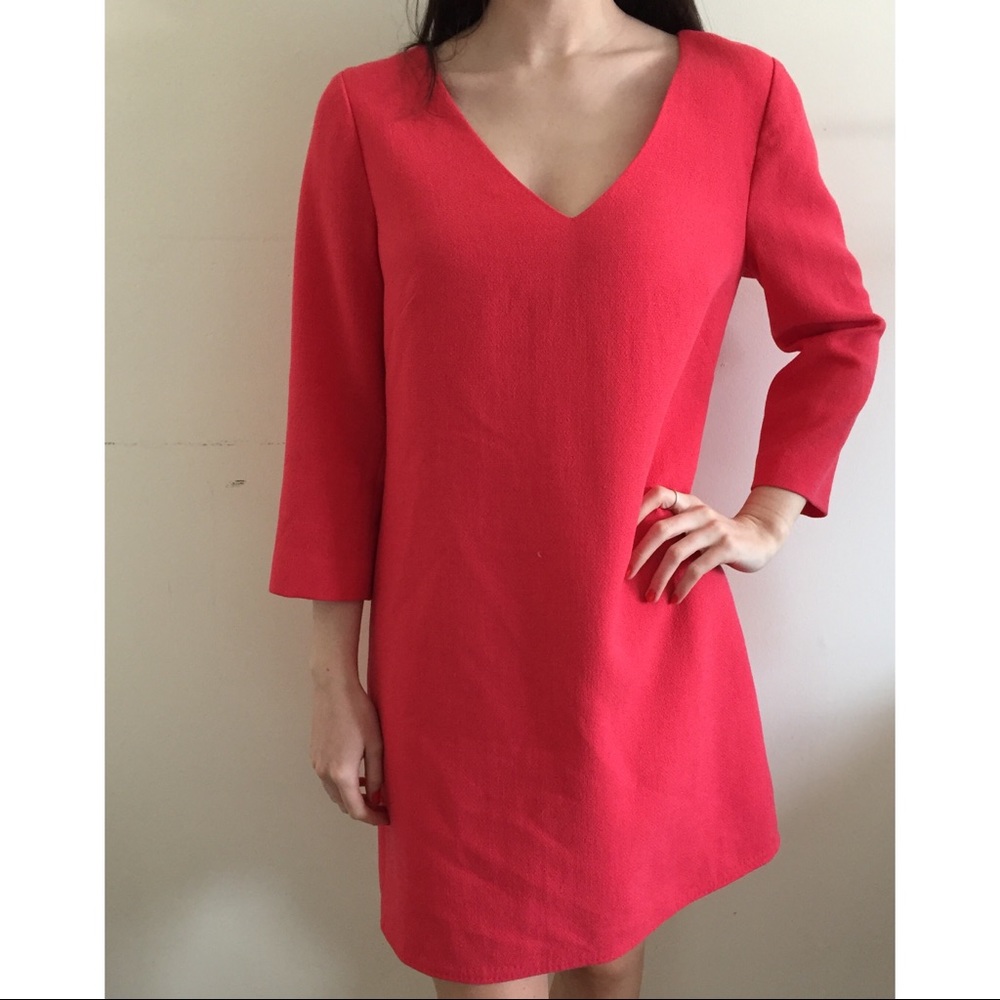 J Crew Pink Wool Professional Dress